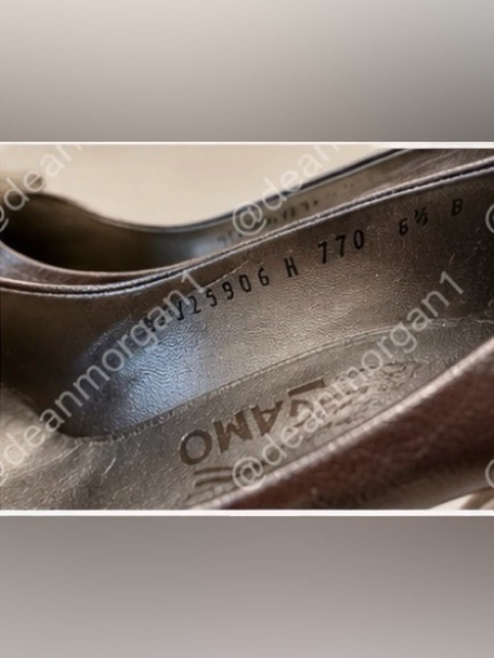 SALVATORE FERRAGAMO RIBES 70
METALLIC BRONZE VARA BOW PEEP
TOE PUMPS 6.5 B - Picture 6 of 15